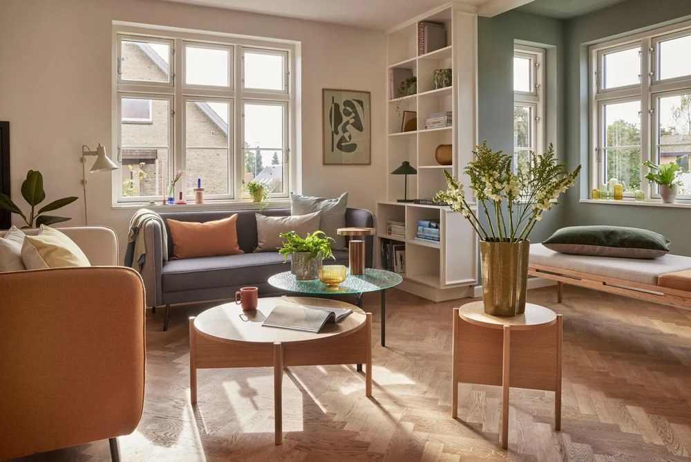 Vază bej din ceramică (înălțime 30 cm) Sapo – Hübsch