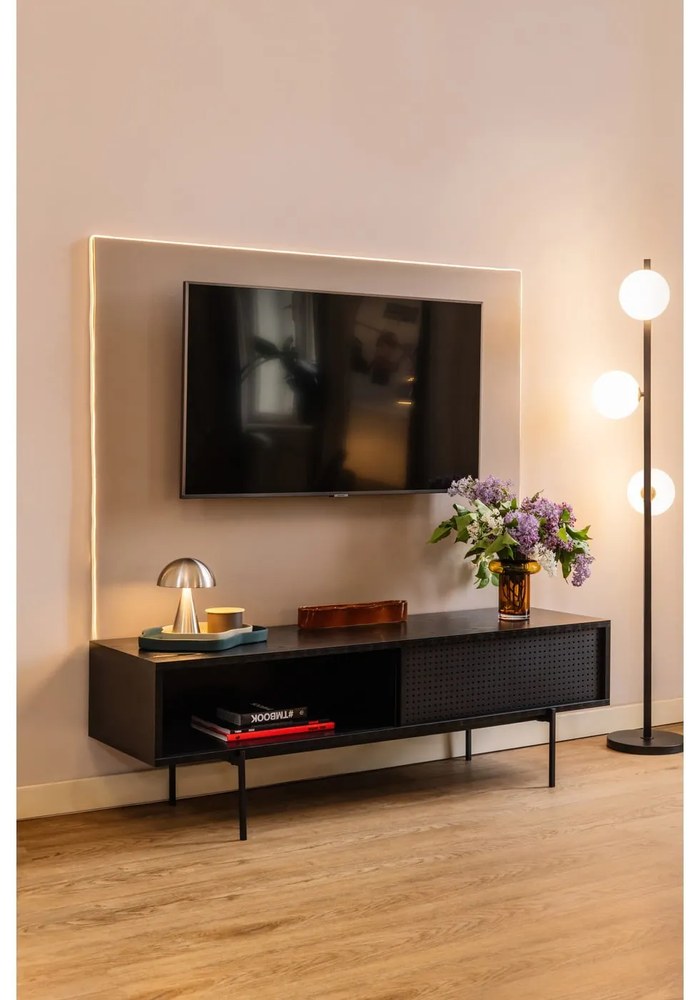 Vază din sticlă Lyngby Glas Tube, înălțime 20 cm, portocaliu