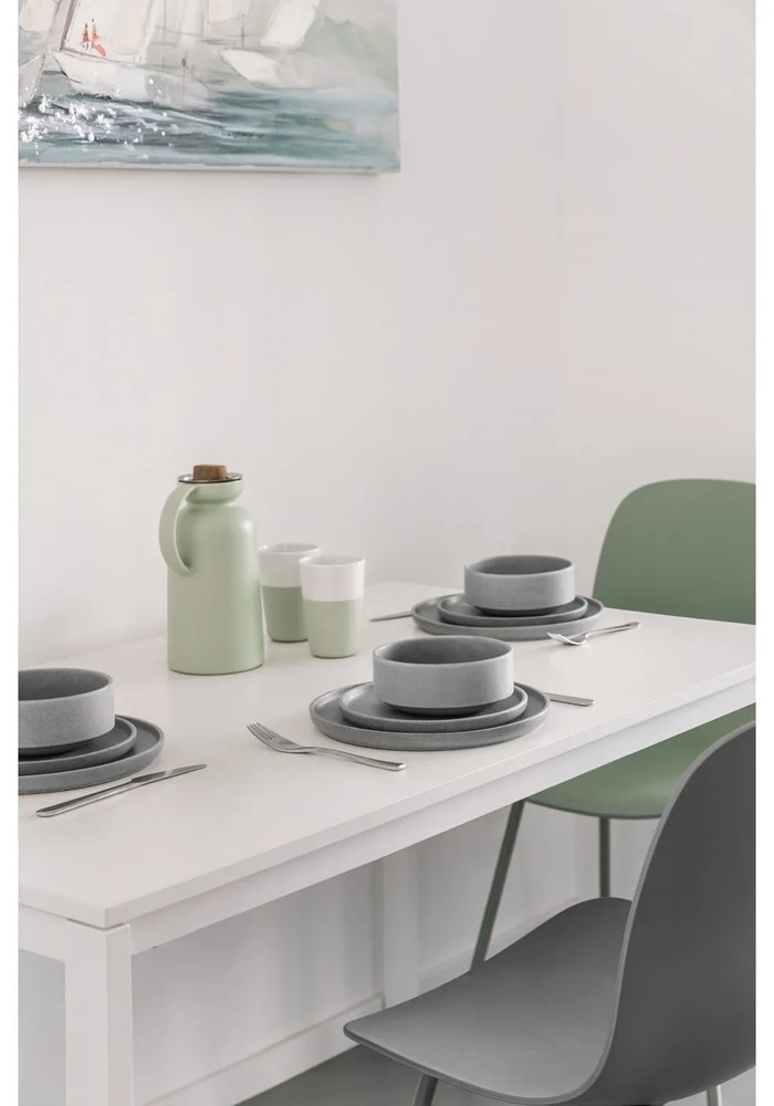 Set de 12 vase din gresie gri Bonami Selection Malia
