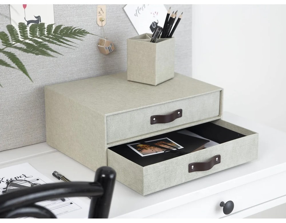 Organizator de birou din 4 piese Bigso Box of Sweden Lena, bej