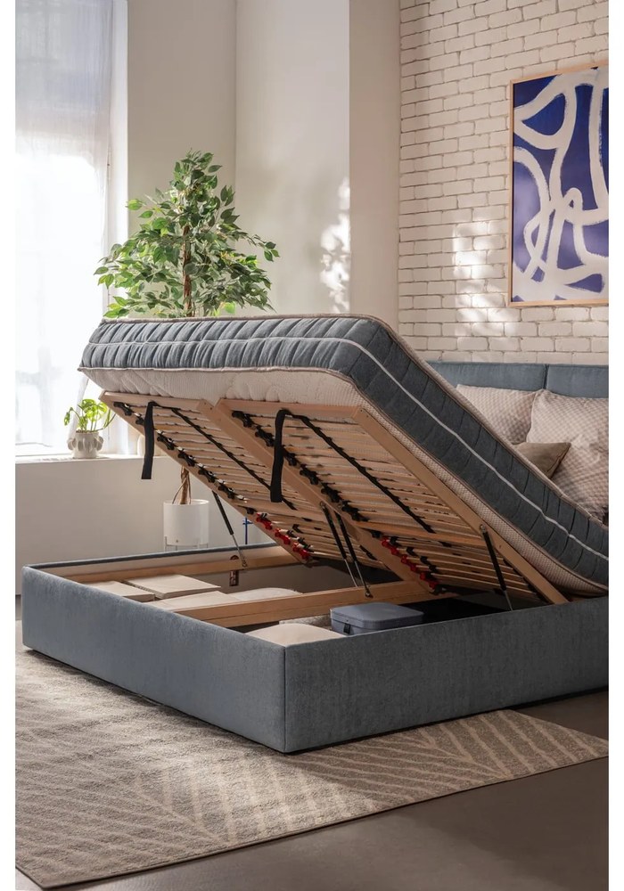 Set 2 ghivece din fier pe piedestal Hübsch Haggo, alb