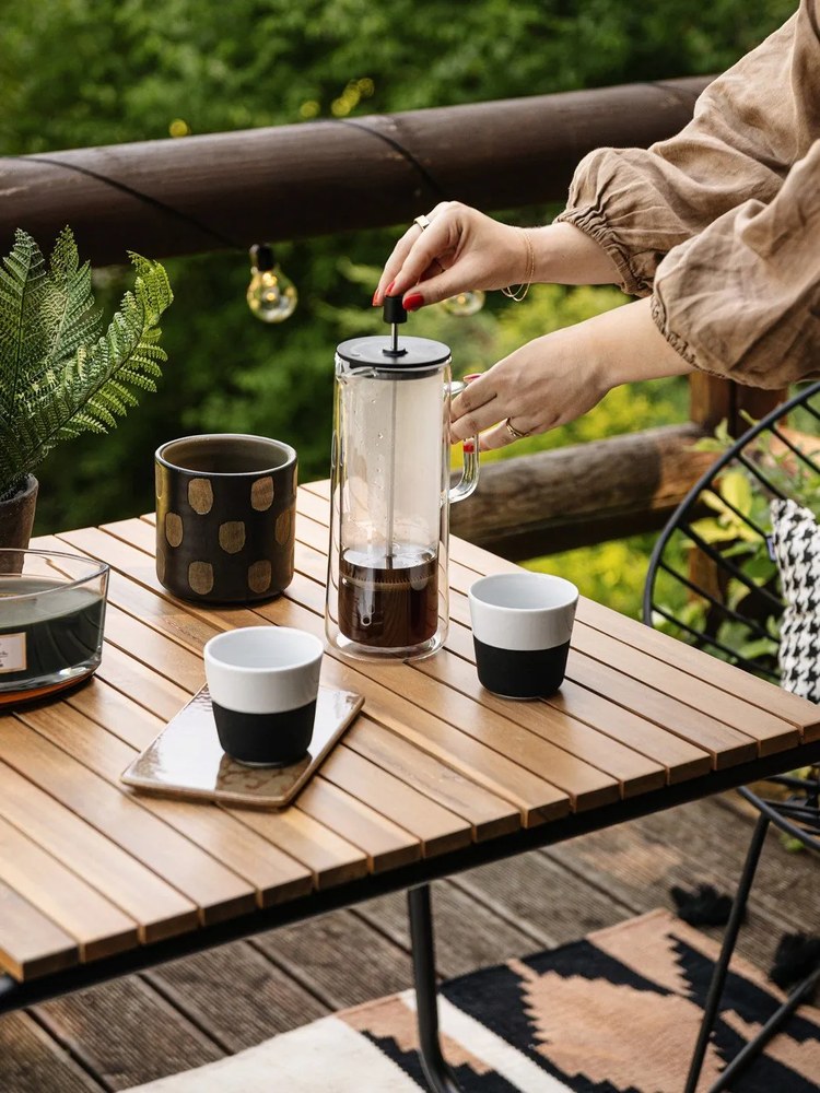 Covor reversibil pentru exterior din plastic reciclat Green Decore Agate, 120 x 180 cm