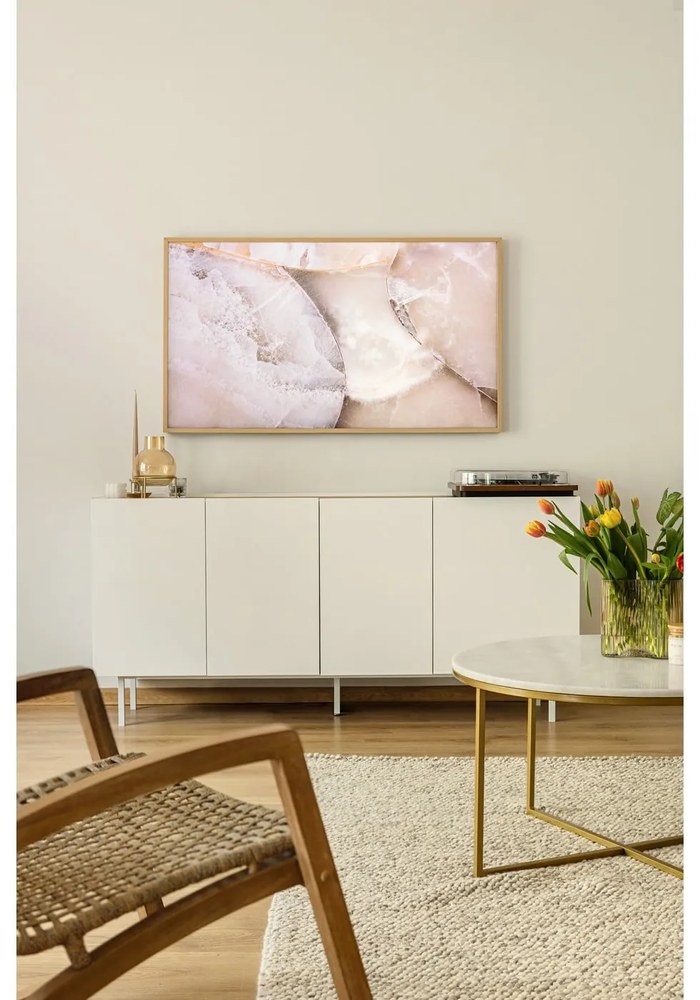 Măsuță de cafea Actona Alisma Golden, ø 80 cm