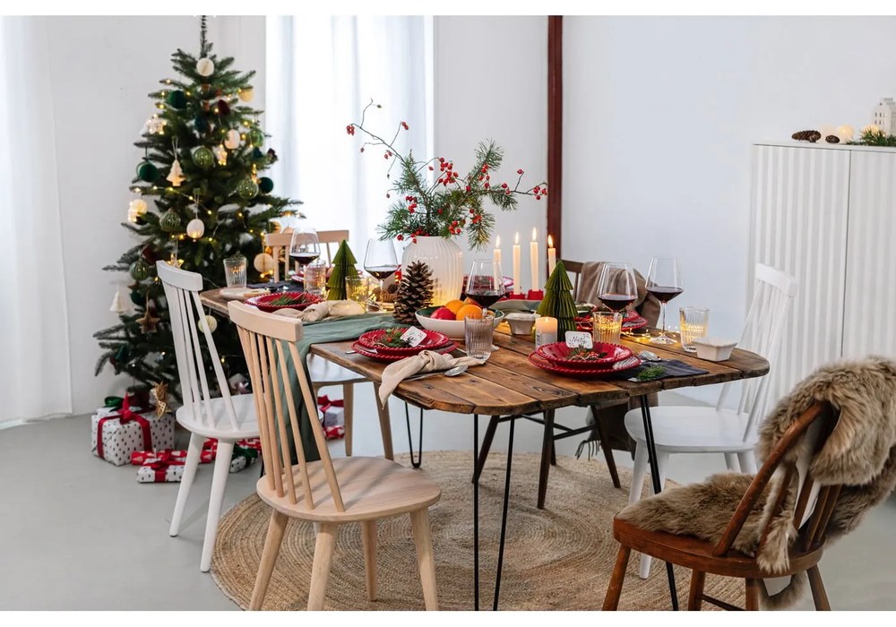 Covor rotund din iută House Nordic Bombay, ø 150 cm, natural