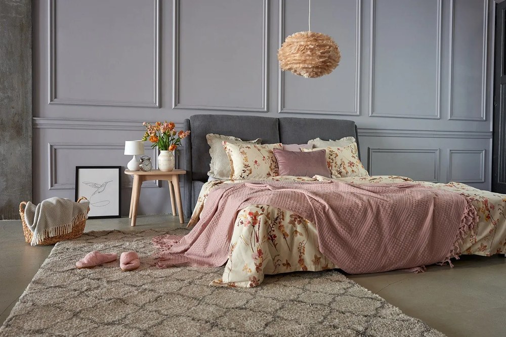 Față de pernă din in cu tiv plisat Linen Tales, 50 x 60 cm, natural