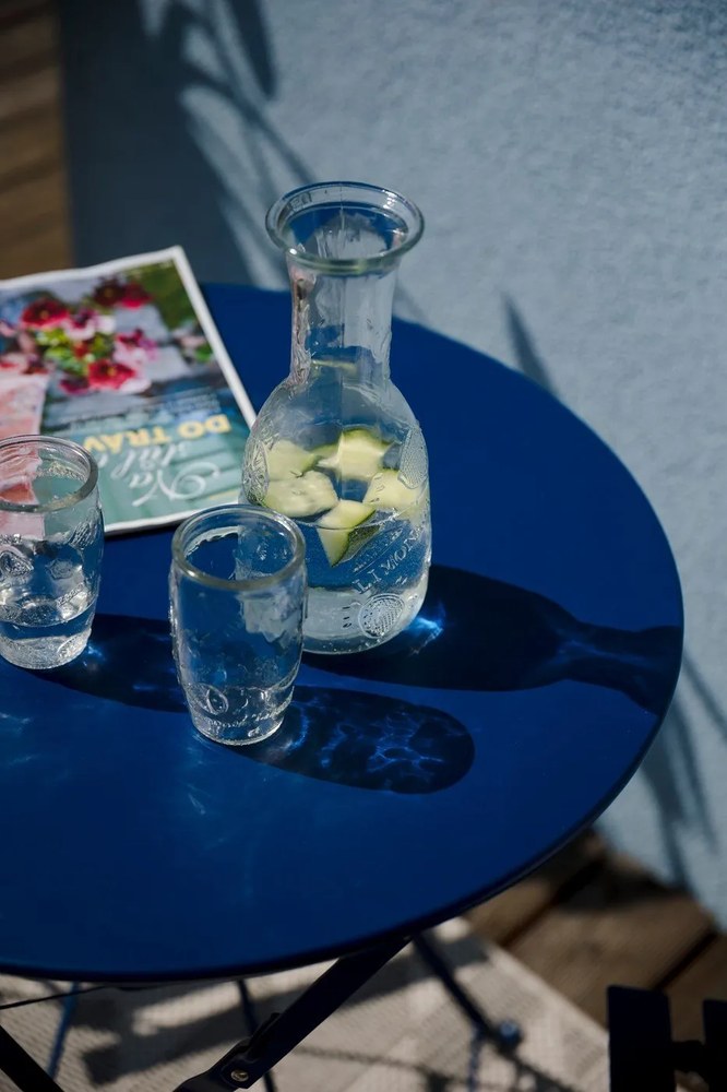 Set mobilier de grădină Bonami Essentials Retro, albastru închis