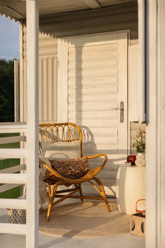 Covor House Nordic Menorca, ø 120 cm, bej