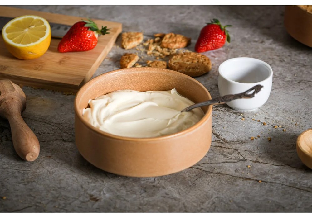 Set 12 vase din gresie Bonami Selection Malia, portocaliu cărămiziu