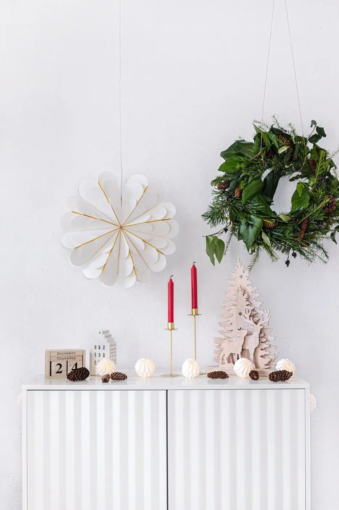 Sfeșnic din ceramică Kähler Design Urbania Lighthouse Manor, alb