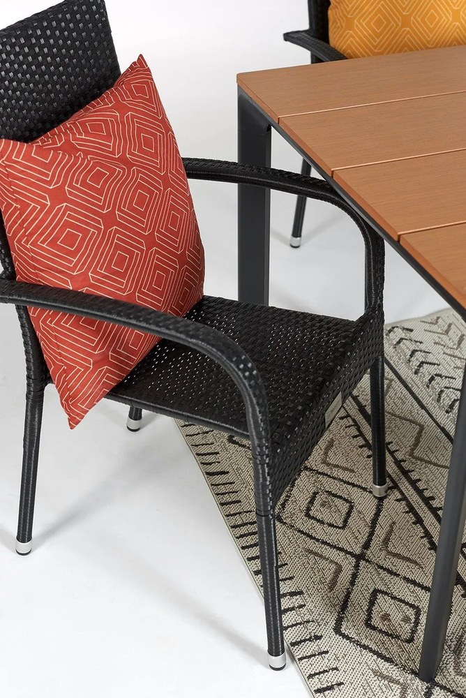 Masă de grădină cu blat artwood Bonami Selection Thor, 147 x 90 cm