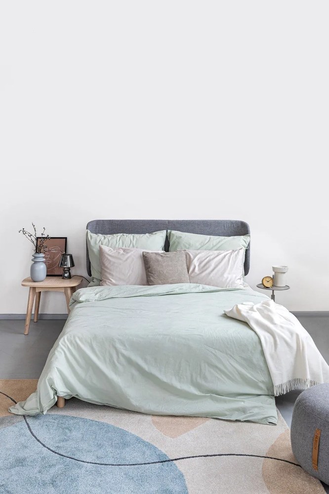 Vază din gresie Kähler Design Ombria, înălțime 20 cm,alb