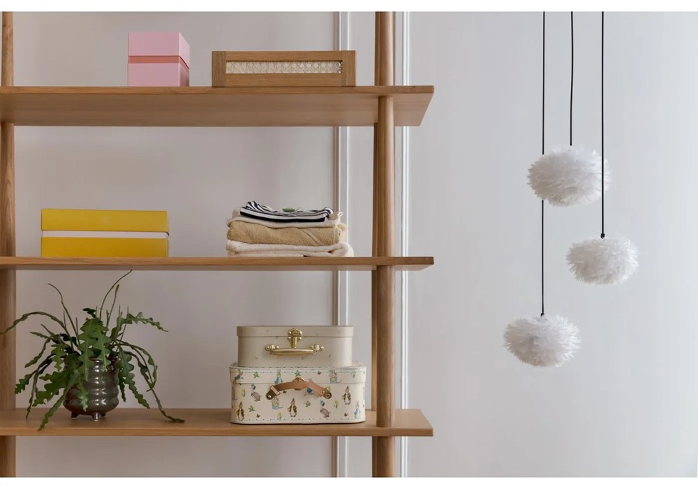 Sistem modular de rafturi în culoare naturală cu aspect de lemn de stejar 110x148 cm Stories – UMAGE