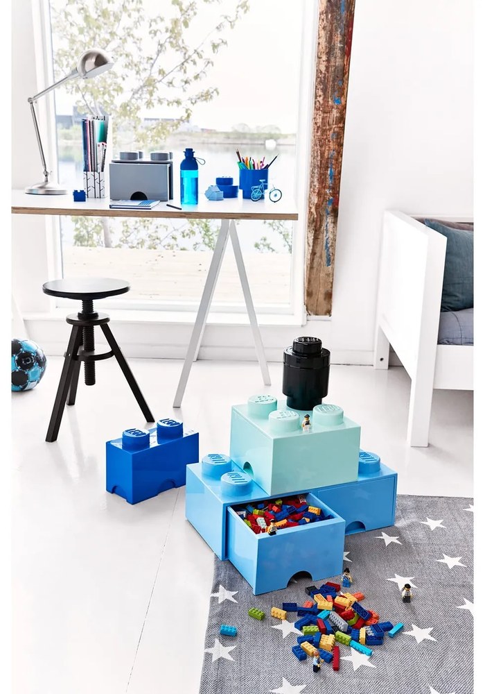 Cutie depozitare LEGO®, albastru