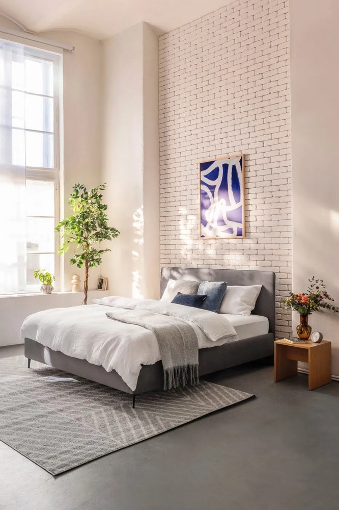 Pătură maro din amestesc de lână 140x200 cm Hoshi – Bloomingville