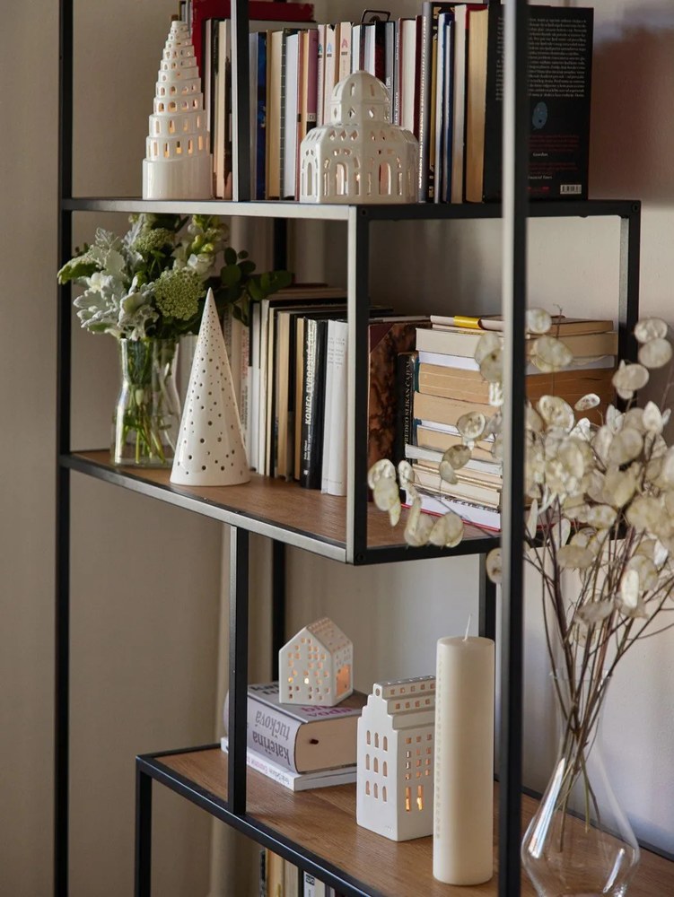 Sfeșnic de Crăciun din ceramică Kähler Design Lighthouse, ø 12 cm, alb