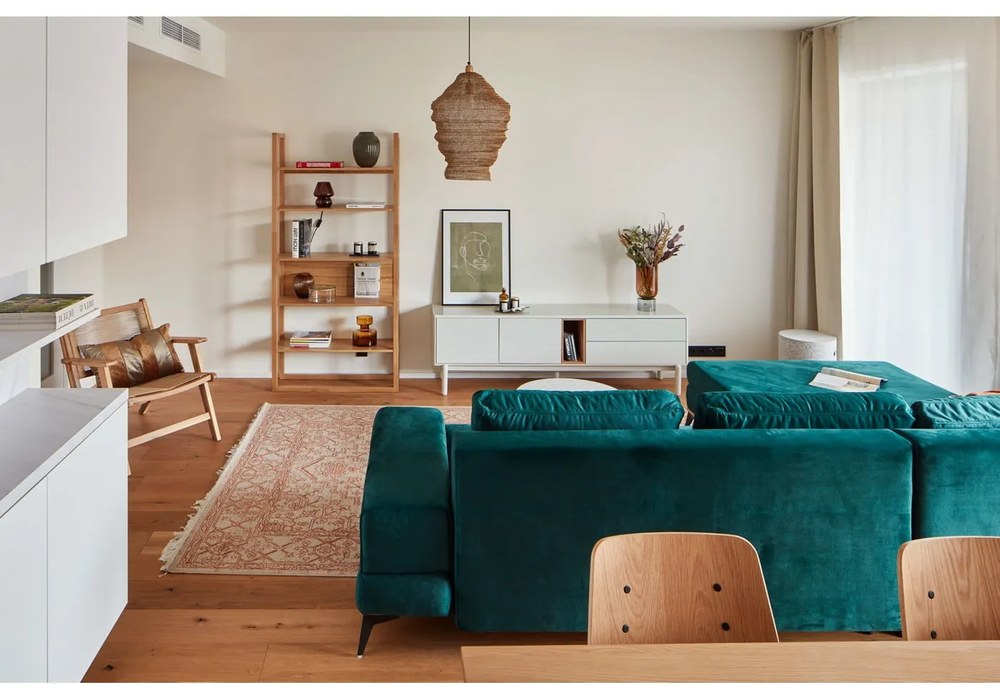 Masă pliantă în decor de stejar Rowico Colonsay, 215 x 96 cm