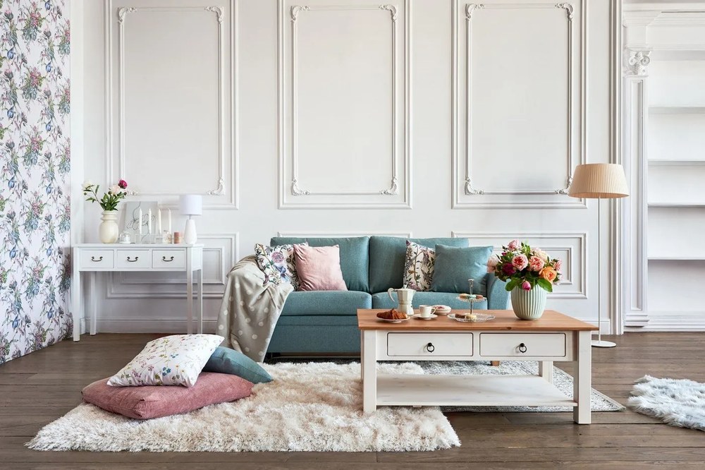 Blană artificială Tiseco Home Studio Sheepskin, 60 x 90 cm, gri deschis