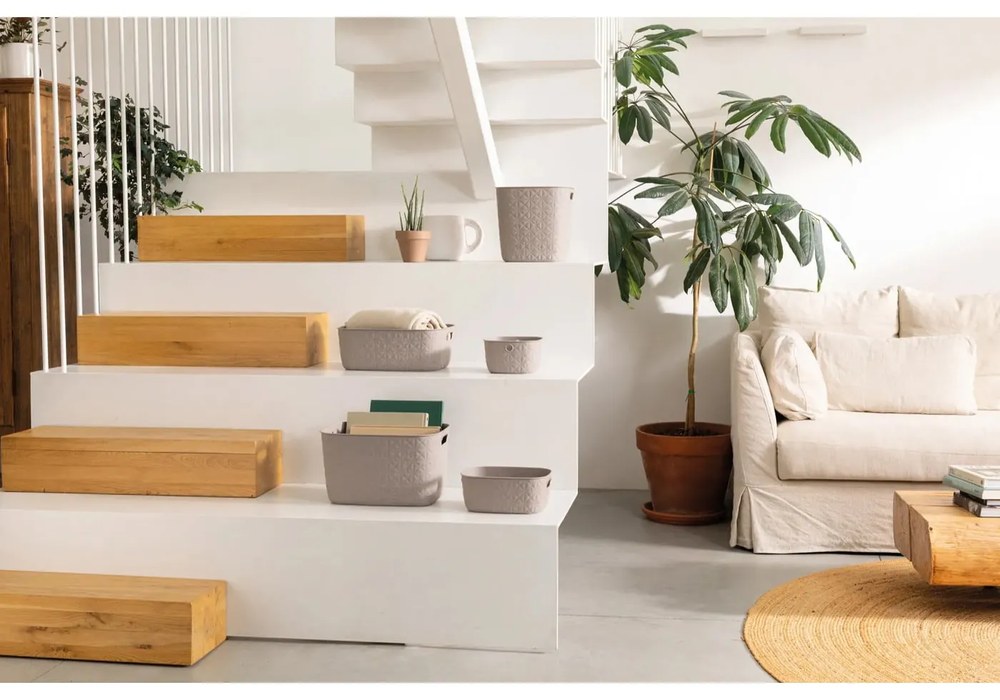 Coș de depozitare din plastic 38x29x22 cm Softex – Curver