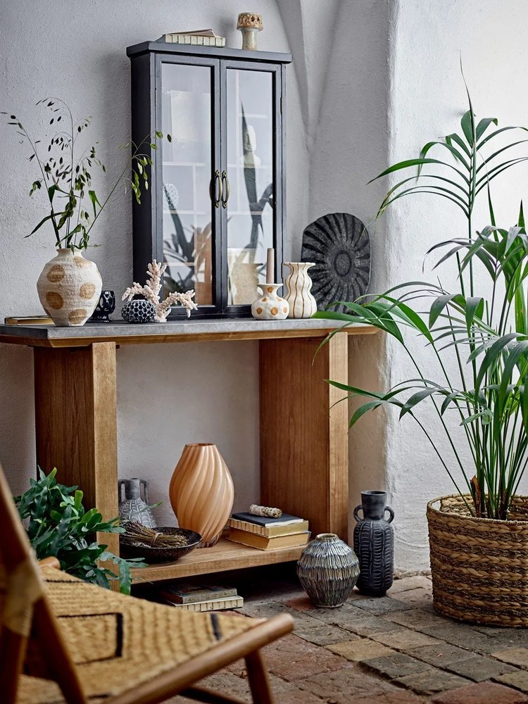 Vază portocalie din sticlă (înălțime 30 cm) Kanji – Bloomingville