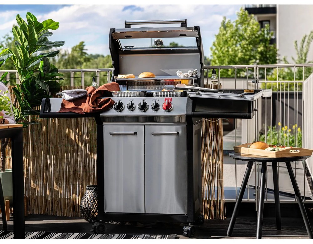 Tavă din lemn din bambus Casa Selección, 58 x 38 cm