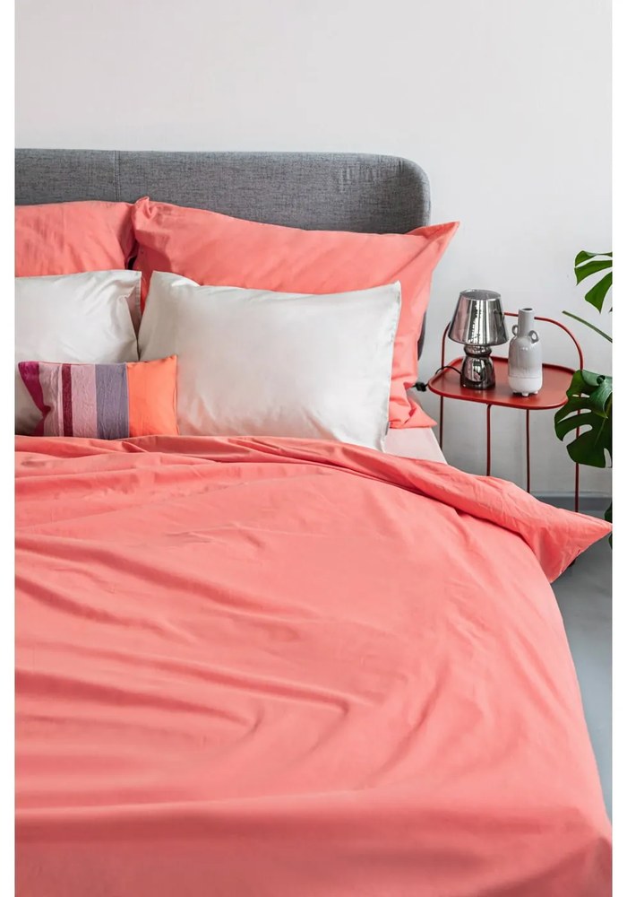 Set 2 fețe de pernă din bumbac satinat Bianca Standard, 50 x 75 cm, bej