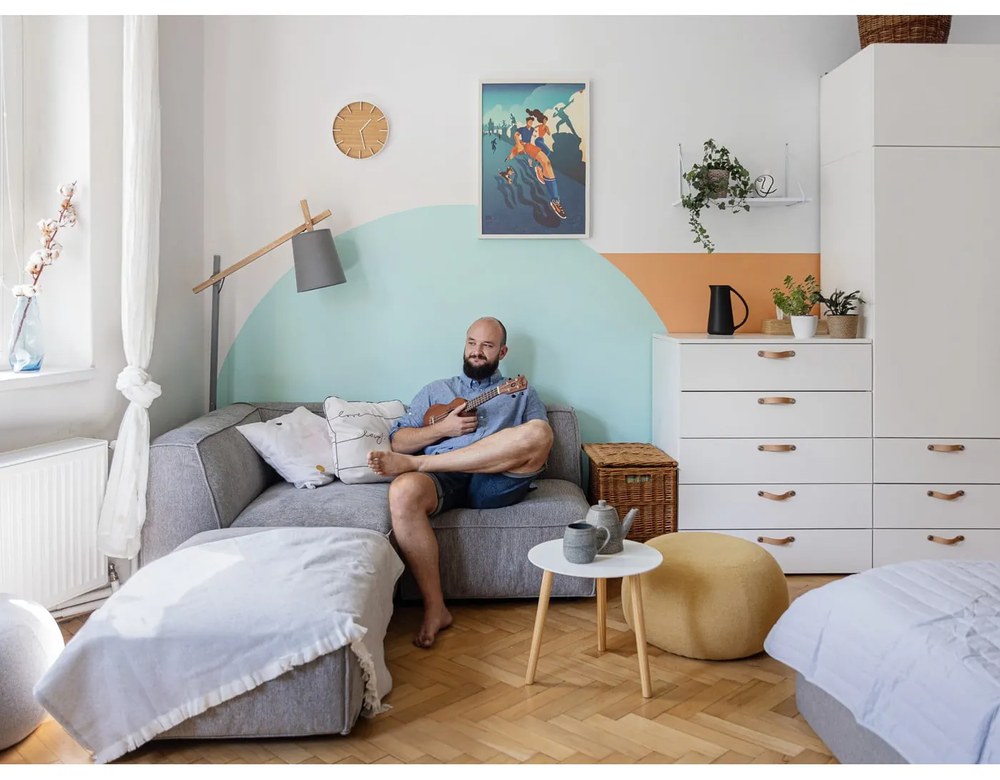 Cană din gresie ceramică Bloomingville Kendra, 500 ml, gri