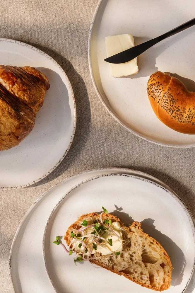 Serviciu de masă 24 buc. din gresie Snow Heart – Bonami Essentials