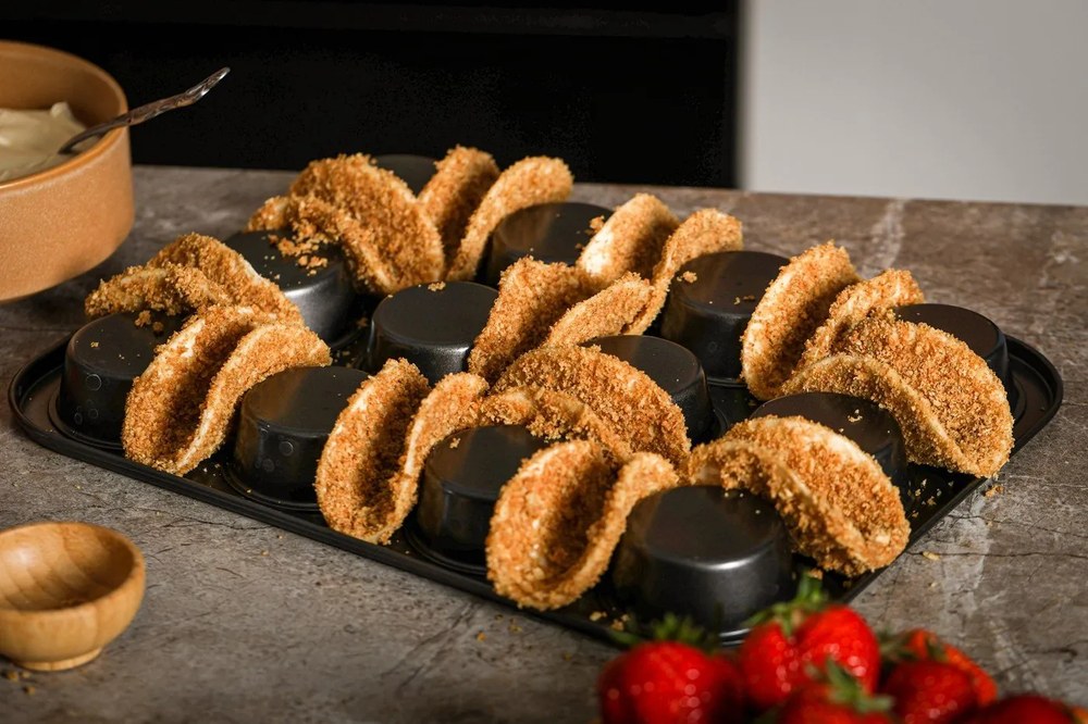 Set 12 vase din gresie Bonami Selection Malia, portocaliu cărămiziu