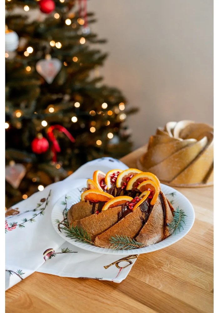 Formă de copt din aluminiu turnat Bonami Selection Rosa, auriu