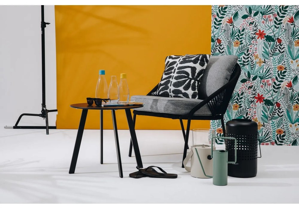 Fotoliu de grădină negru North - Bonami Selection