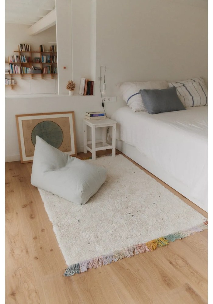 Covor pentru copii, crem, lavabil, țesut manual din bumbac 170x240 cm Stardust – Lorena Canals