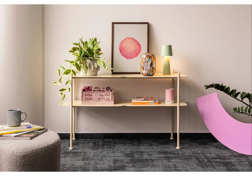 Vază din sticlă lucrată manual (înălțime 18 cm) Vidia – Bloomingville