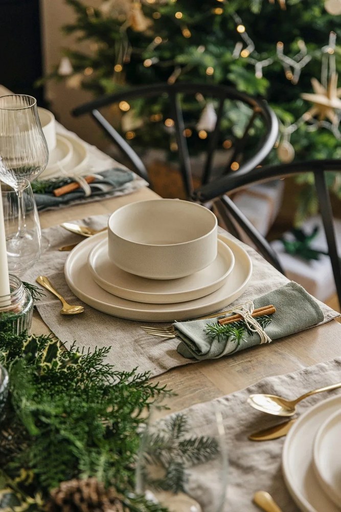 Set de 18 vase din gresie crem Bonami Selection Malia