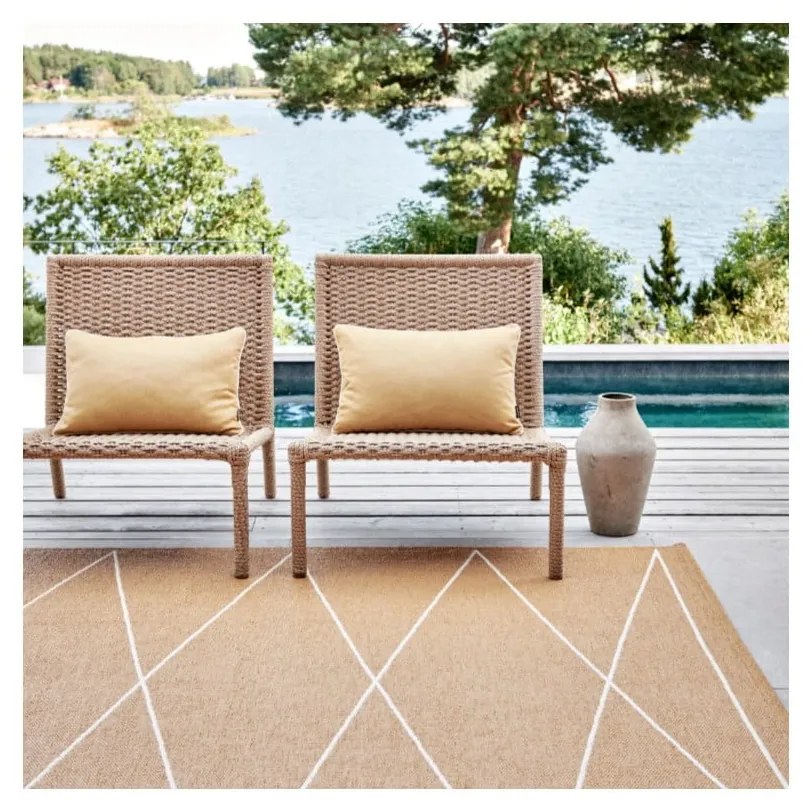 Pernă de grădină 38x58 cm Sunny Amber – Pappelina