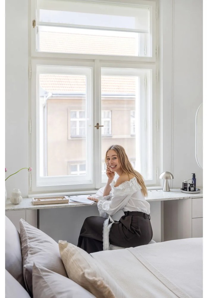 Tavă decorativă din piatră 15x30,5 cm Travertine – House Nordic