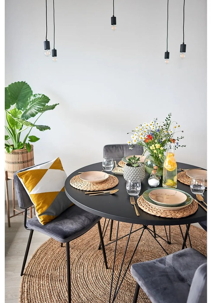 Covor rotund din iută House Nordic Bombay, ø 150 cm, natural