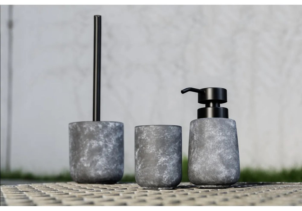 Dozator de săpun lichid gri din ceramică 400 ml Sacile – Wenko