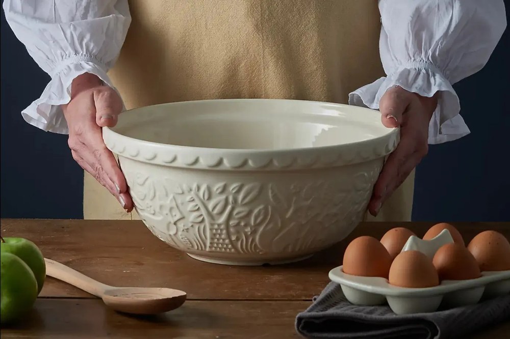 Bol alb din gresie ø 29 cm In the Forest – Mason Cash