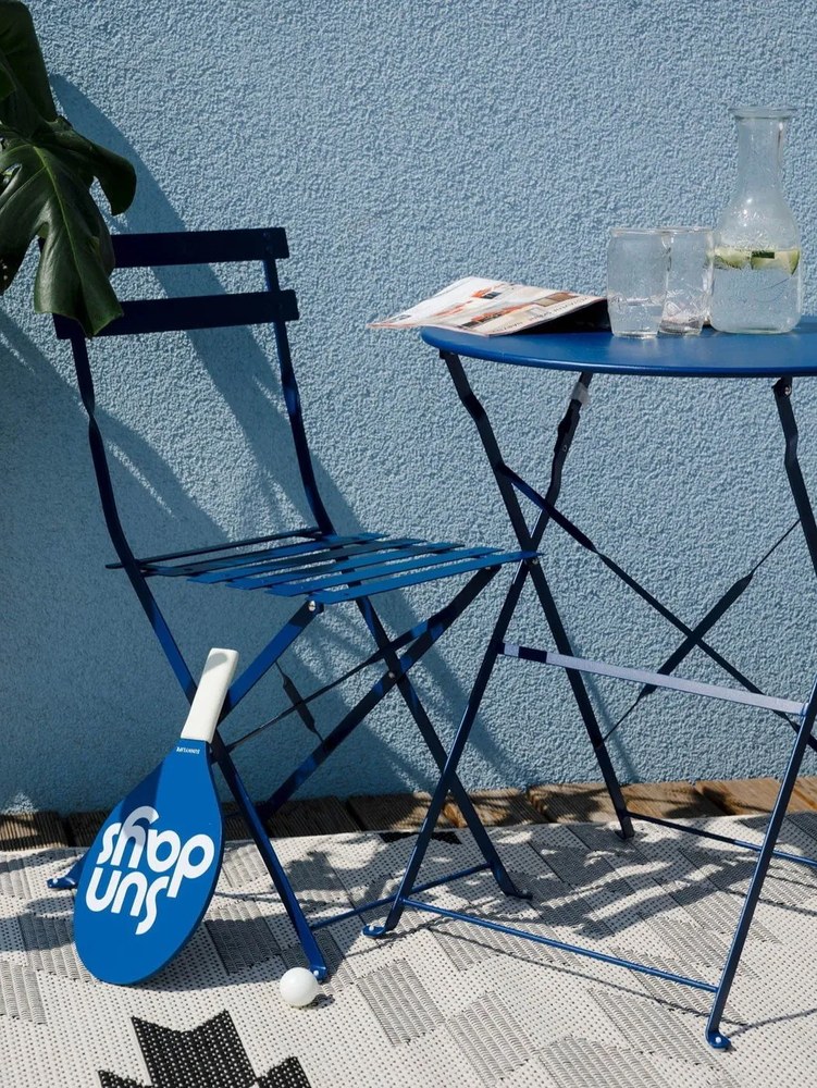 Set mobilier de grădină Bonami Essentials Retro, albastru închis