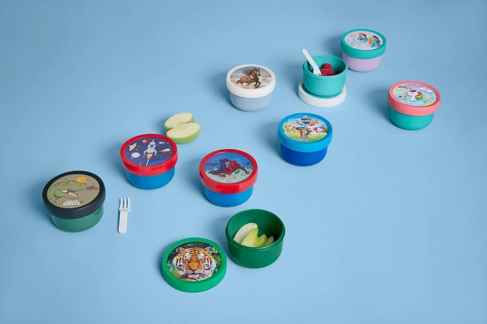 Cutie de gustări pentru copii 2 buc./cu sticlă Paw patrol pups – Mepal