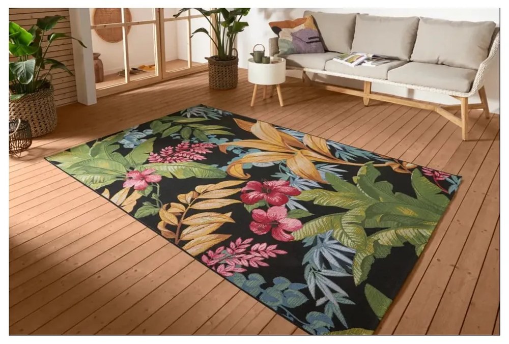 Covor de exterior negru 160x235 cm Flair – Hanse Home