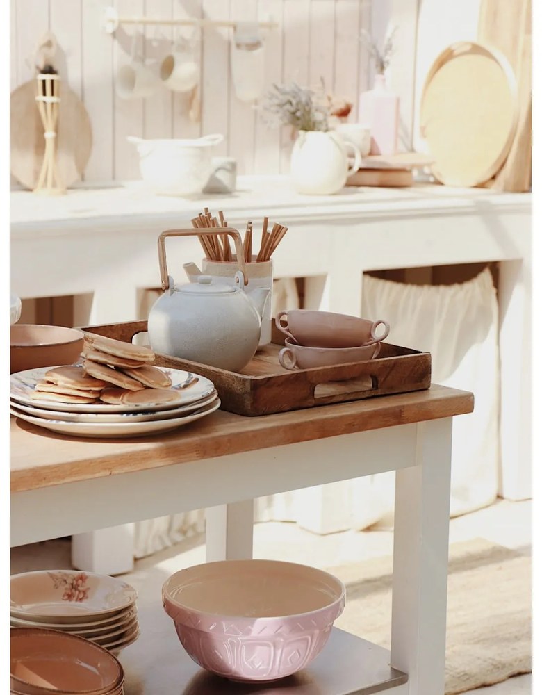 Bol roz deschis din gresie ø 24 cm Colour Mix – Mason Cash