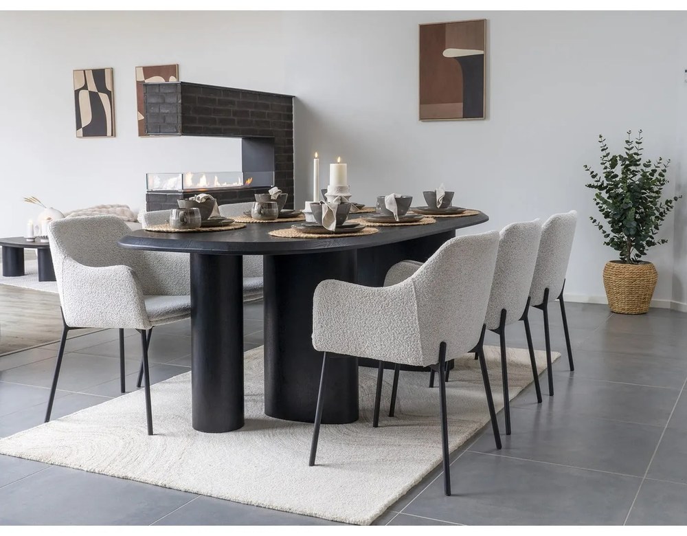 Covor crem țesut manual din lână 160x230 cm Surat – House Nordic