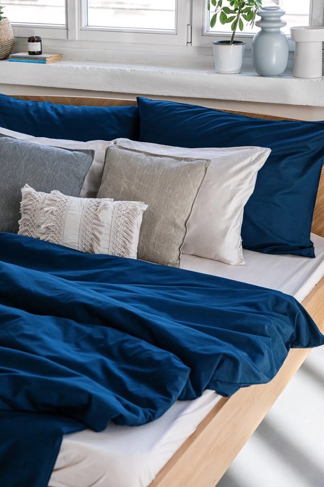 Vază din gresie Kähler Design Ombria, înălțime 20 cm,alb