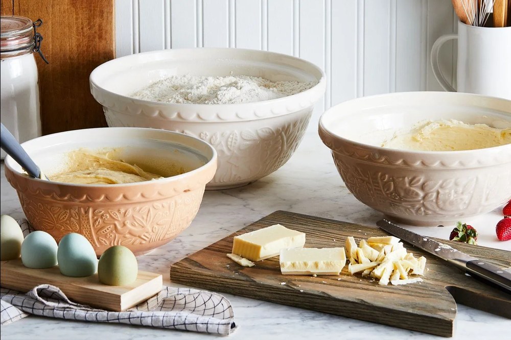 Bol alb din gresie ø 29 cm In the Forest – Mason Cash