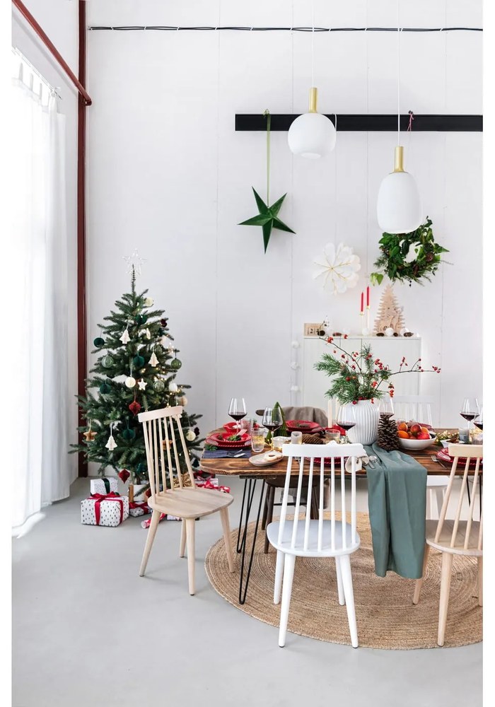 Covor rotund din iută House Nordic Bombay, ø 150 cm, natural