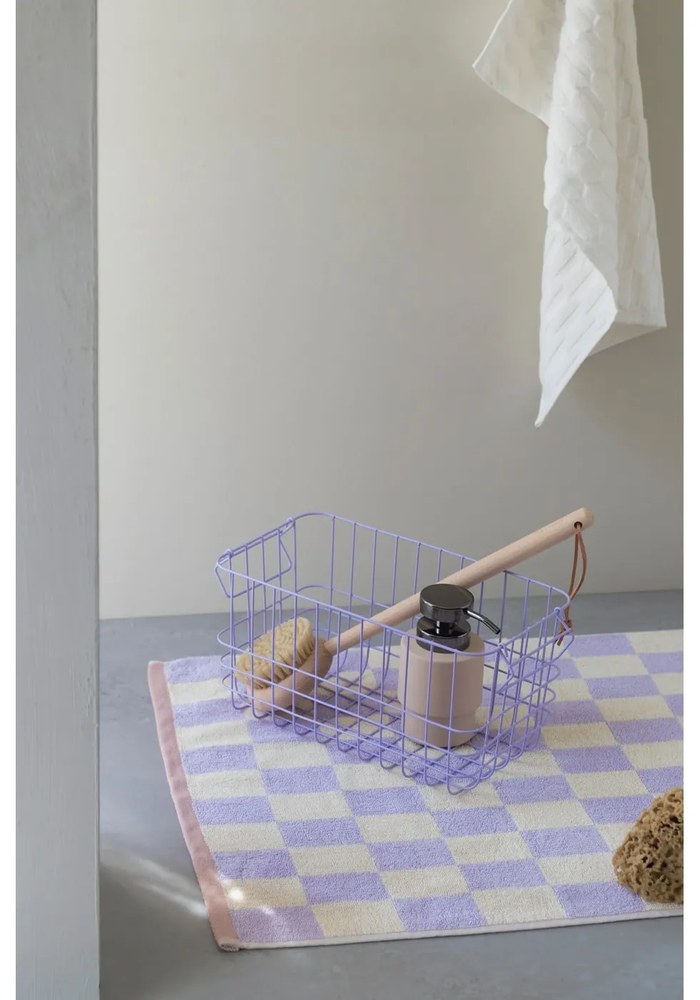 Prosop crem din bumbac 70x133 cm Geo – Mette Ditmer Denmark