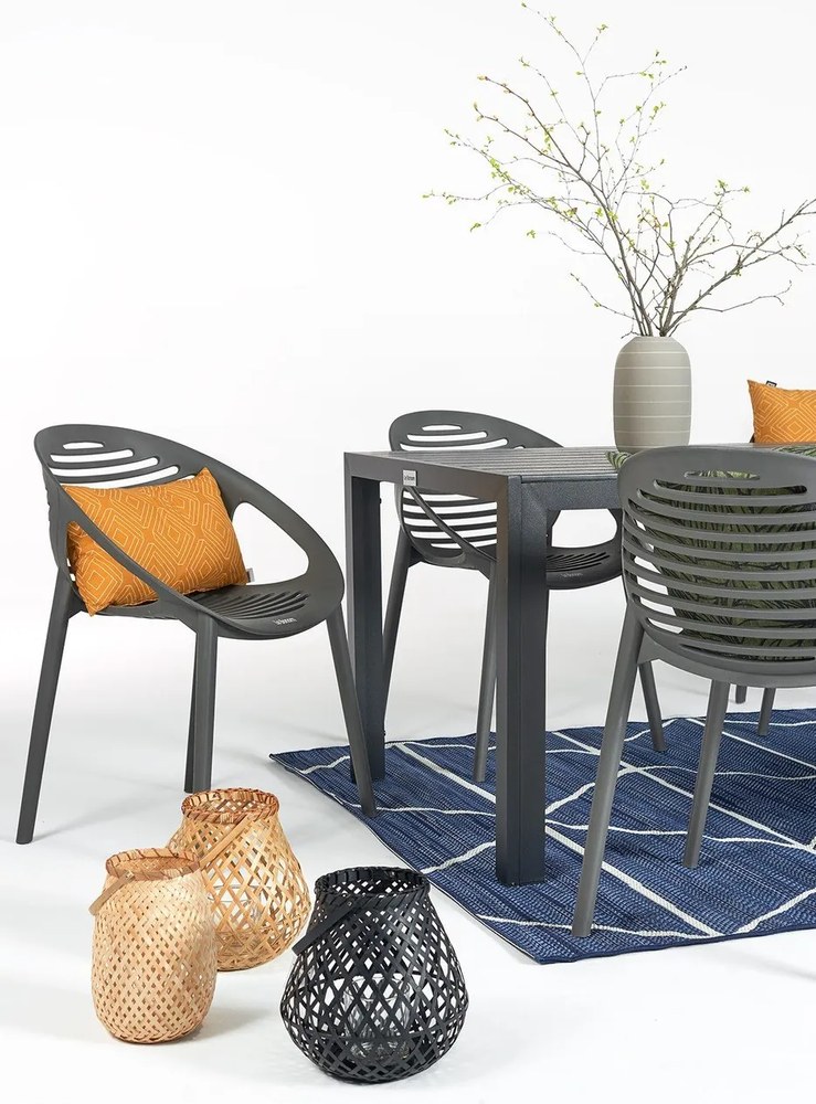 Scaun de grădină Bonami Essentials Joanna, negru