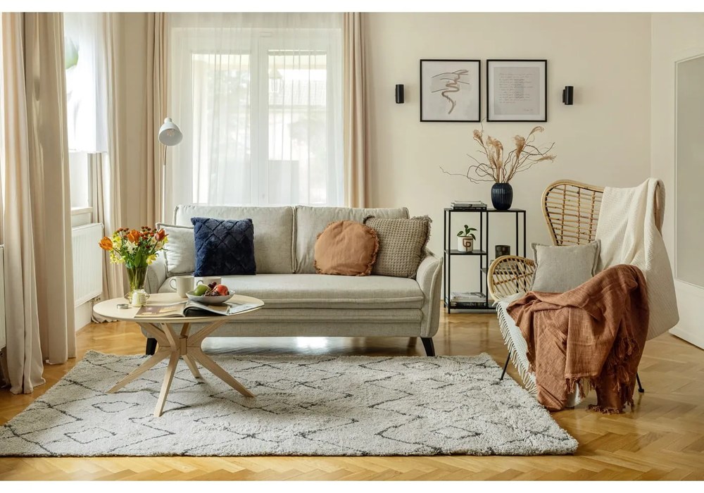 Pătură din bumbac 130x160 cm Slub – Tiseco Home Studio