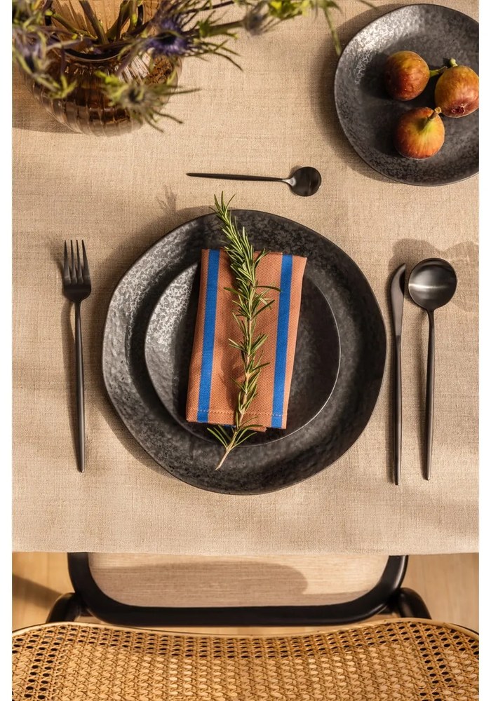 Tacâmuri negru din oțel inoxidabil 16 buc. Modern retro – Premier Housewares